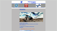 Desktop Screenshot of holzinger-landmaschinen.de